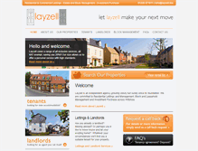 Tablet Screenshot of layzellpropertylets.co.uk